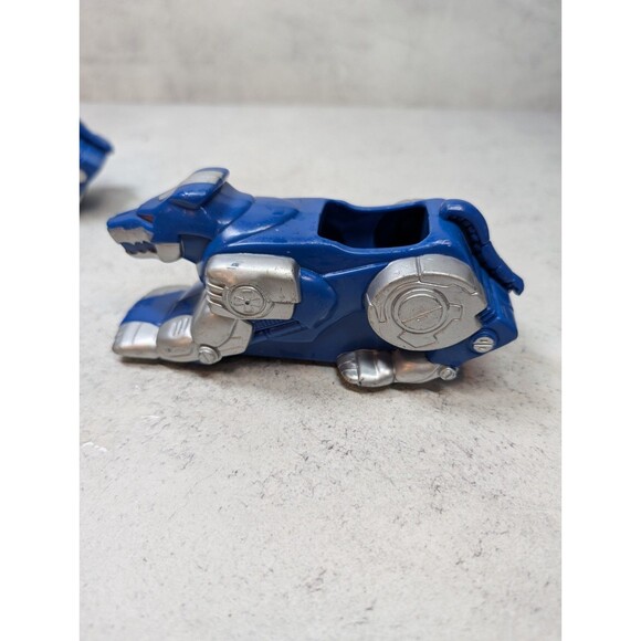 1995 Bandai Mighty Morphin Power Rangers Blue Wolf Ninjazord – Lot of 3 – Parts - Picture 5 of 8